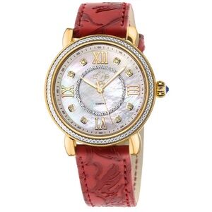GV2 9866 Women's Marsala Swiss Quartz Diamond Watch